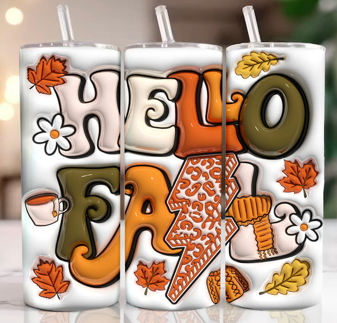 Hello Fall Tumbler