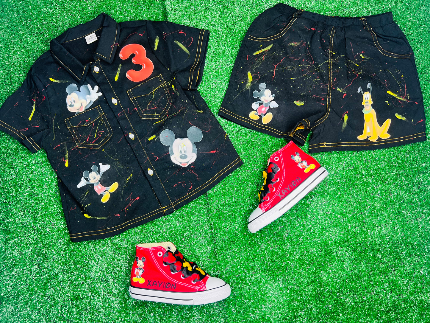 Character Birthday Outfit w/Sneakers (Choose Your Own Theme)