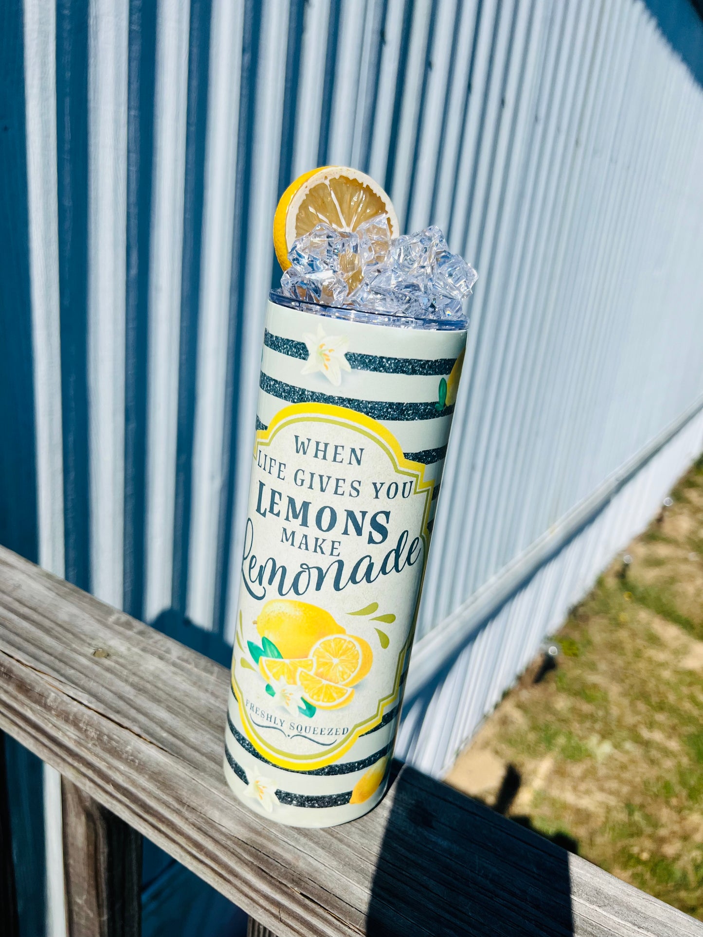 When Life Give You Lemons Iced Tumbler